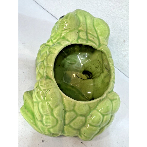 Vintage Frog Toad‎ Planter Sponge Holder Small Japan - Picture 4 of 5